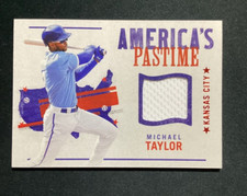 2022 Panini Chronicles America's Pastime Swatches Red Michael Taylor #APS-MT