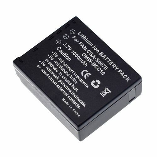 2X Batería para Panasonic Lumix DMC-TZ1 TZ15 DE-A25 CGA-S007E DMC-TZ3K DMC-TZ4S - Imagen 5 de 10