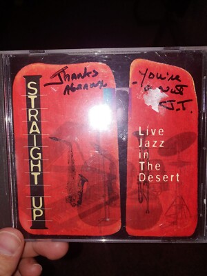 Straight up Jazz Live Jazz in the Desert Signed Rare Cd