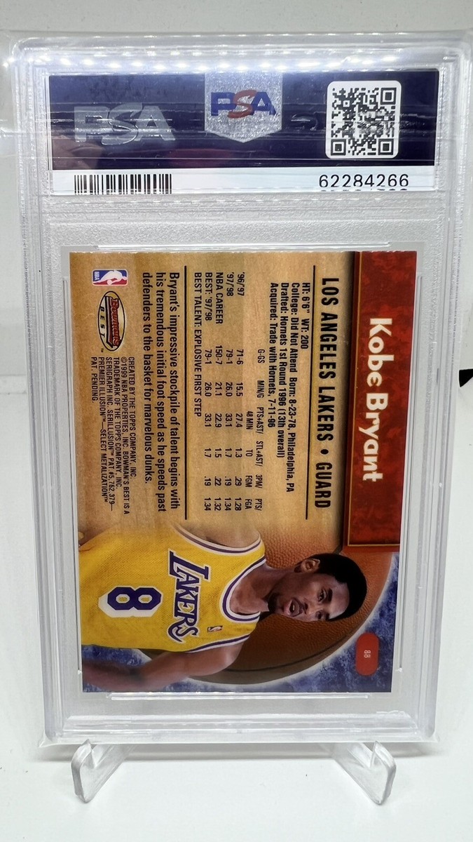 1998-99 Bowman's Best Kobe Bryant #88 PSA 9 | eBay