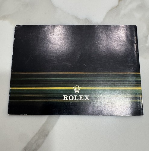 Authentic Rolex President Day-Date Booklet Manual 18038 18078 Year 1983 English - Picture 7 of 7