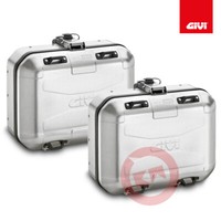 Givi DLM30A Paar Seitenkoffer 30L Monokey Trekker Aus Aluminium