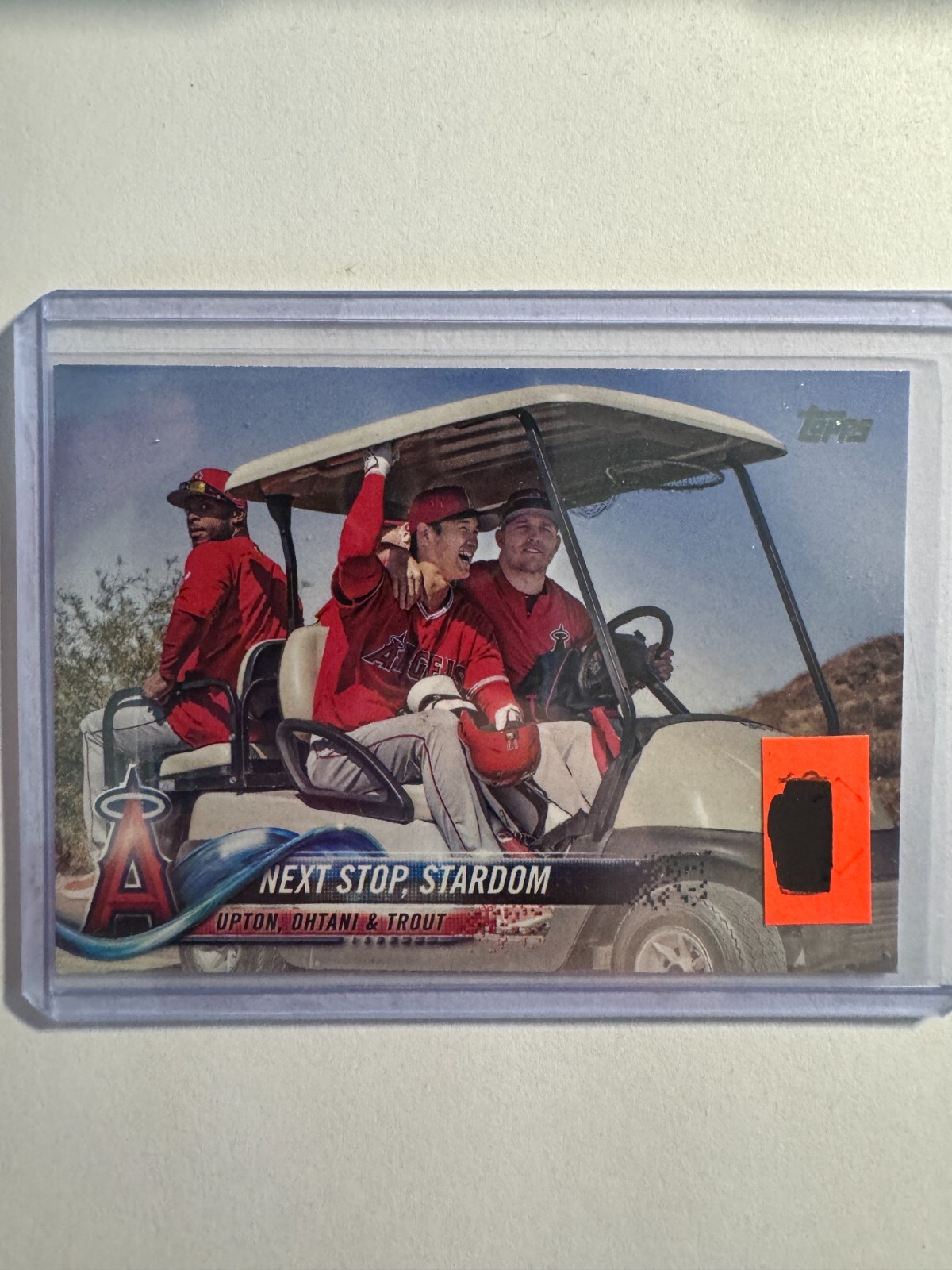 K237,597- 2018 Topps Update #US158 Next Stop, Stardom/Justin Upton/Shohei Ohtani