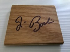 NCAA University of Syracuse Coach JIM BOEHEIM Autographed Wood Floor Piece  RR65