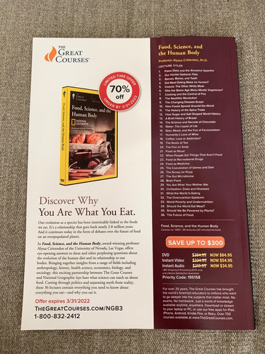 MEMORY National Geographic HOW TO IMPROVE Brain health Diet DEMENTIA ALZHEIMERS - Picture 6 of 6