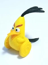 2016 Burger King Angry Birds Yellow Chuck Figure Pullback Toy Burger King