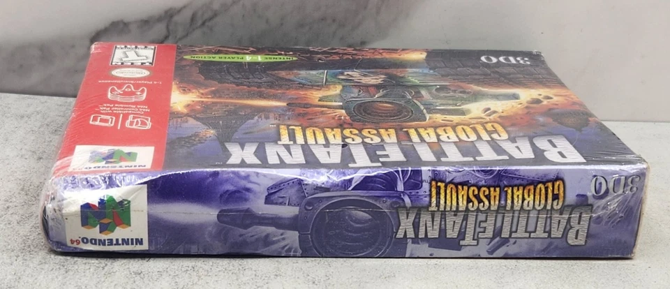 Battletanx Global Assault - Nintendo 64 Auténtico N64 Sellado Nuevo Caja Dañada Foto 4 de 4
