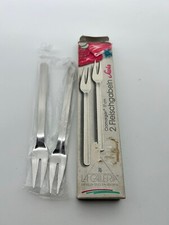WMF Scala 2x Serviergabel Fleischgabel Vorlegegabel 17cm Cromargan Edelstahl