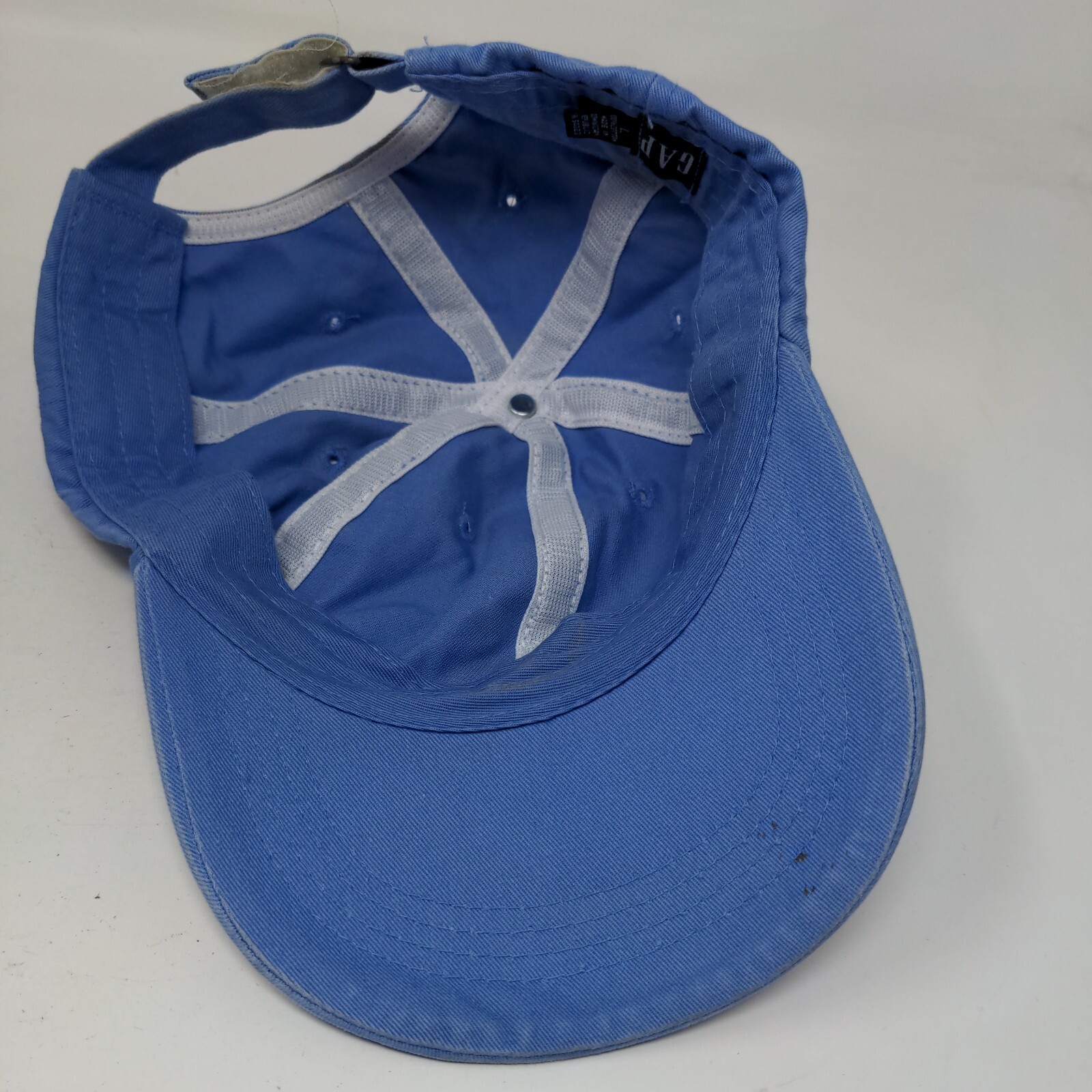Gap Strapback Hat Blue Large Adjustable Solid 6 P… - image 6