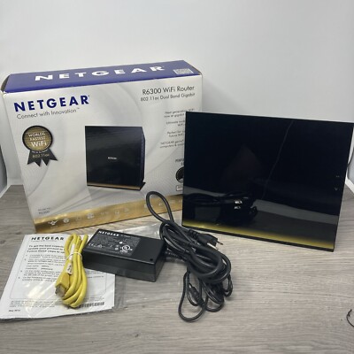 Netgear R6300 WiFi Router R6300 Dual Band Gigabit 1750 Mbps