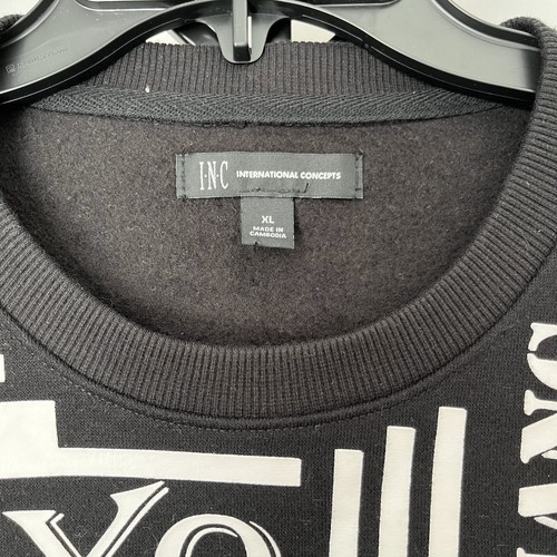 Streetwear Graphic Sweatshirt, Cities, XL schwarz Y2k, Tokyo, Stockholm, LA, Paris - Bild 4 von 6