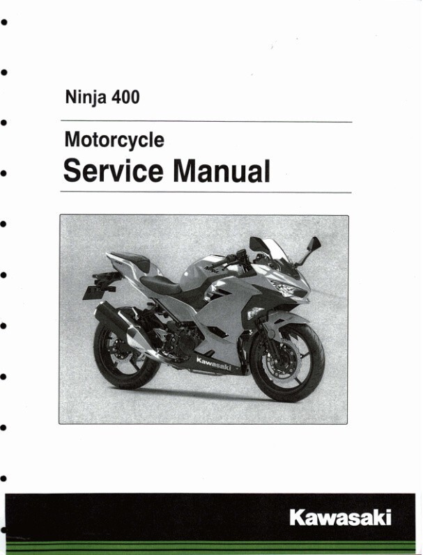 Ninja400 サービスマニュアル Kawasaki Ninja 400 ZX-4R Motorcycle 2023 Service Manual | eBay