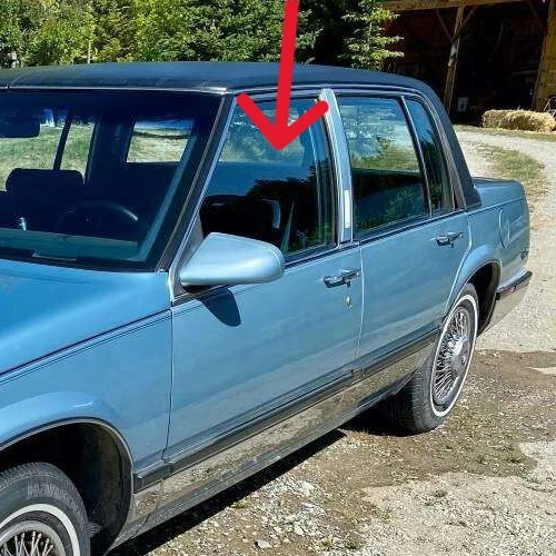 Electra, Park Ave, Oldsmobile "88", "98": 1985-1991, puerta delantera izquierda vidrio Foto 2 de 4