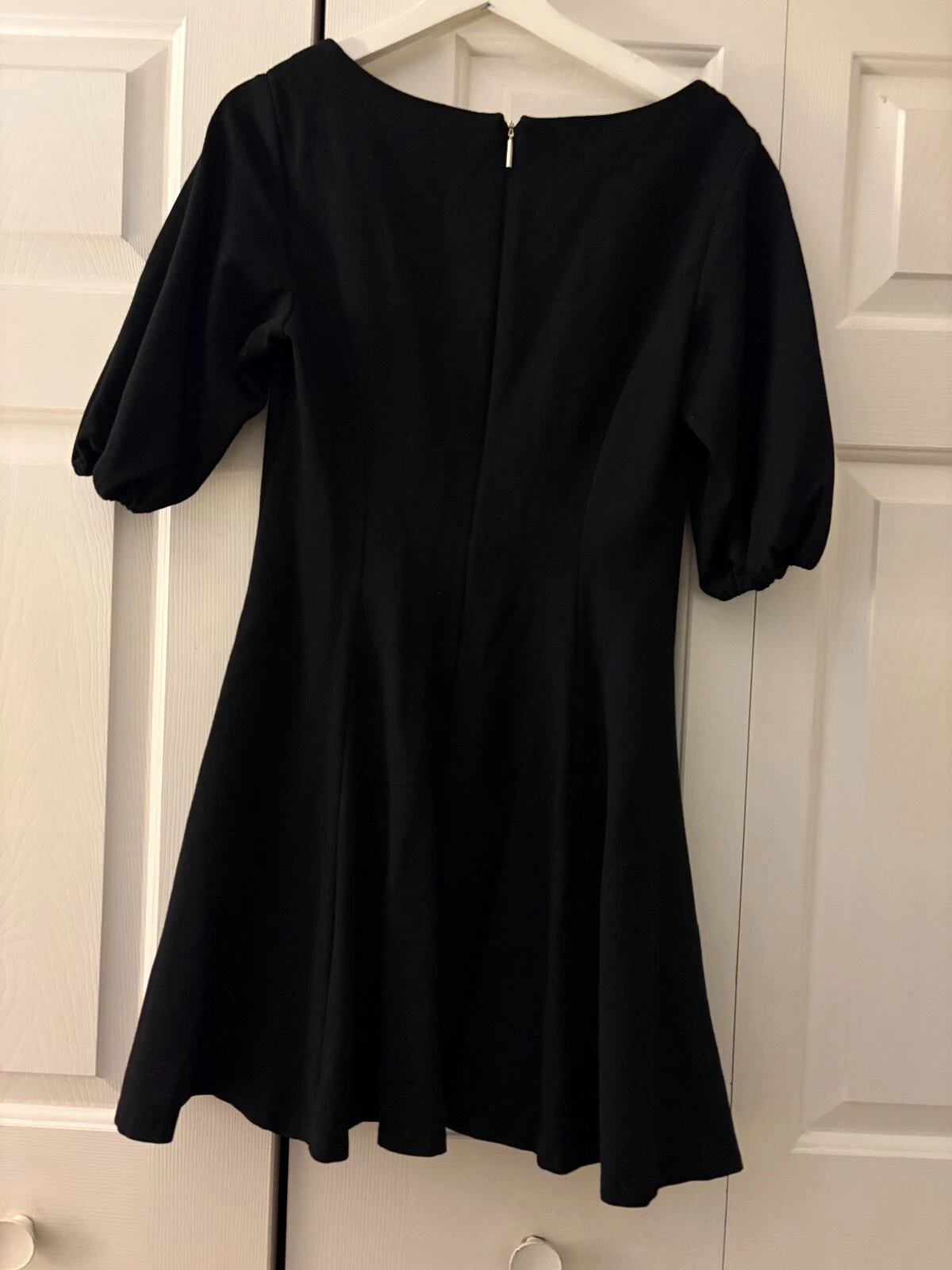 Abito Kate Spade nero ponte manica a sbuffo Taglia S