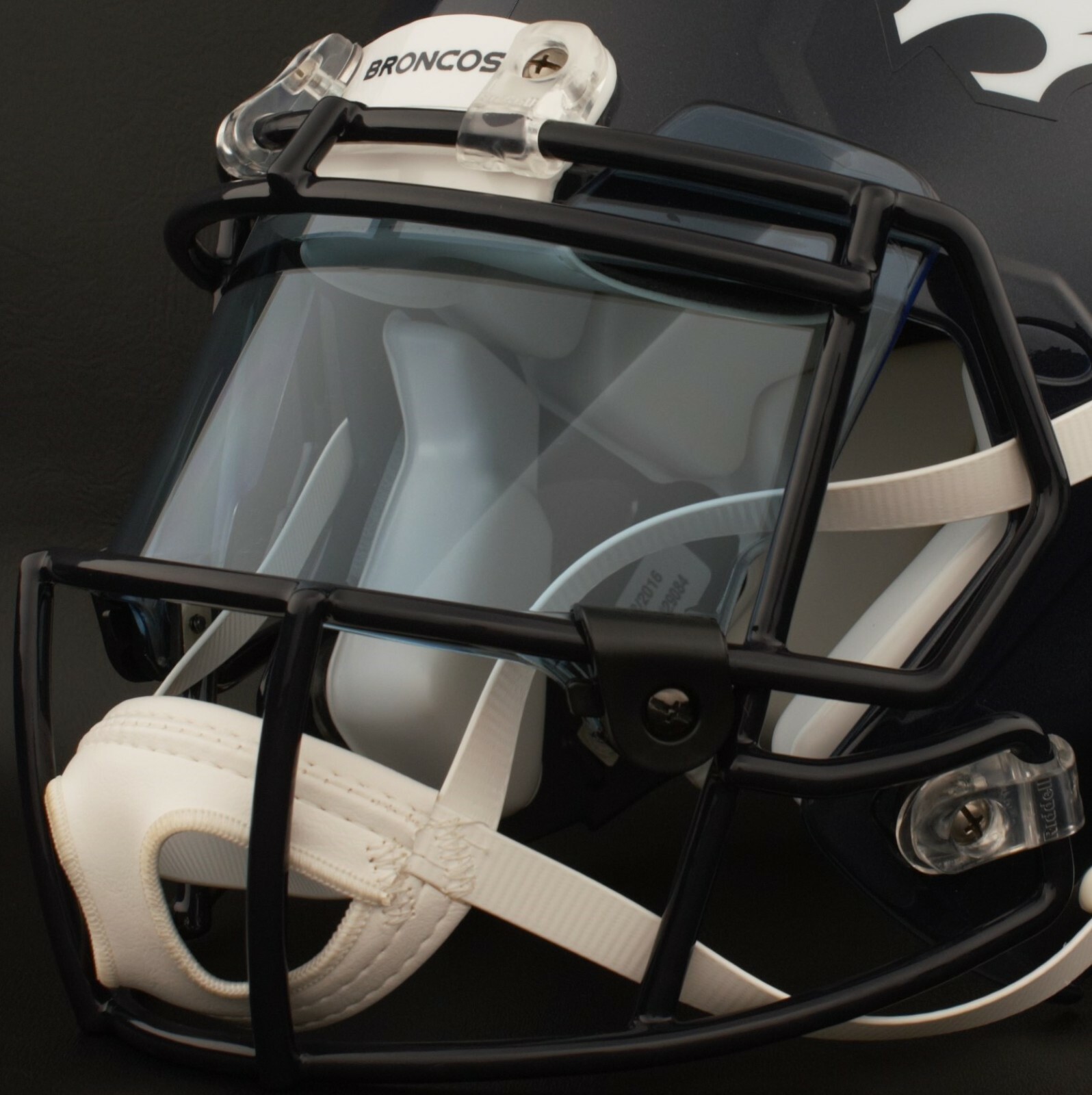 DENVER BRONCOS NFL DMAXX Football Helmet EYE SHIELD / VISOR (BLUE) eBay