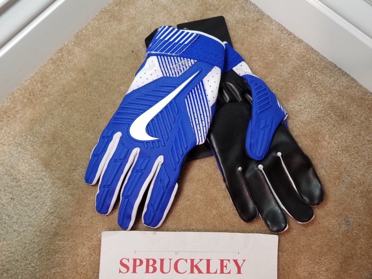 NIKE DTACK 5.0 DEMOLITION ADULT LINEMEN PADDED FOOTBALL GLOVES, NWT