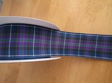 Pride of Scotland Modern Tartan Ribbon TOP QUALITY various widths & lengths