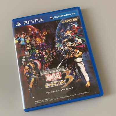 PS Vita Ultimate Marvel vs. Capcom 3 Asian Japanese Version Region Free