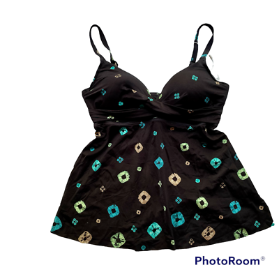 NEW Coco Reef Contours Diamond Tankini Top Underwire Size 8 32D | eBay