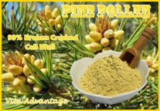 Organic Pine Pollen Powder 99 Broken Cracked Cell Wall wild harvested