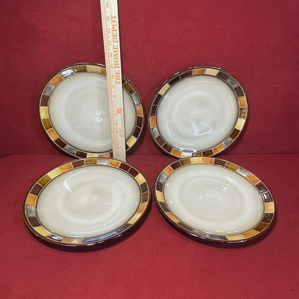 Gibson Casa Estebana Juego de Vajilla 16 Piezas Servicio para 4 Beige y Marrón Foto 4 de 4