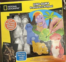 Craft National Geographic Dino Rama Prehistoric Playset Paint  Create Dinosaur