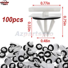 100pcs Rocker Panel Moulding Clips Retainer For Auveco 20377 GM 11518357 Chevy