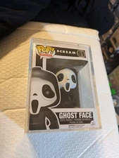 Ghost Face (Two Words) (51) Funko Pop With PopShield Armor Hard Case Pop Protect