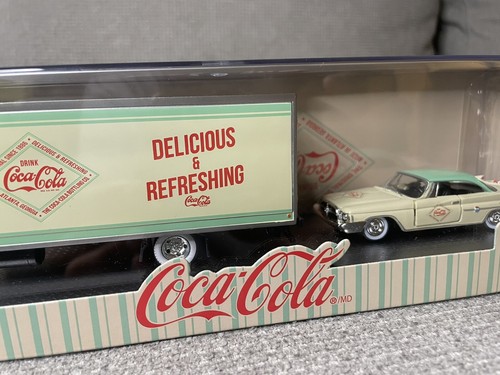M2 Machines Auto-Haulers 2023 Coca-Cola 1958 Dodge COE&1960 Chrysler 300F ERROR - Picture 7 of 9