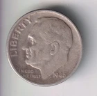 1946-D ROOSEVELT DIME 10¢ DENVER 90% SILVER COIN UNITED STATES MINT