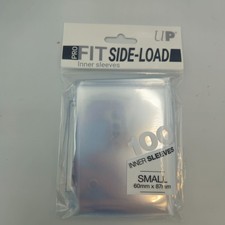 100-Pack Ultra Pro Gaming SMALL Pro-Fit SIDE LOAD Inner Sleeves 60mm x 87mm