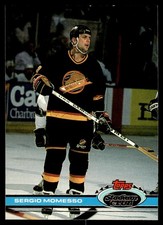 1991-92 Stadium Club !! Sergio Momesso Vancouver Canucks #17