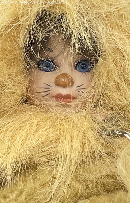 Marie Osmond Tiny Tots Cowardly Lion Doll New