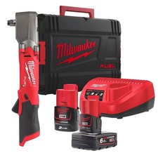 Milwaukee M12FRAIWF12-622X 12V Fuel 1/2" Right Angle Wrench Kit 1X2.0Ah/1X 6.0Ah