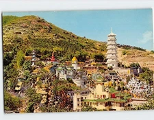 Postcard The whole view Tiger Balm Garden of Hong Kong China