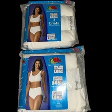 Fruit of the Loom Ladies Briefs 2 3 packs NIP Size Large