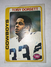 Topps 1978 Tony Dorsett Rookie RC #315 Dallas Cowboys NFL Football Card. rookie card picture