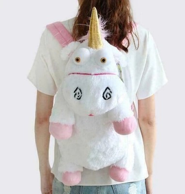 NEU Despicable Me Unicorn Backpack Fluffy Minions Einhorn Plüsch Rucksack 60CM