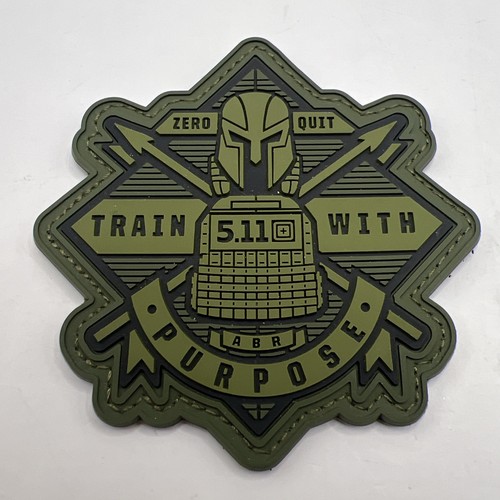 5.11 Tactical Train With Purpose Patch Spartan Zero Quit