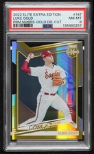 2022 Panini Elite Extra Edition Prime Numbers Die-Cut 9/10 Luke Gold PSA 8 0bl9