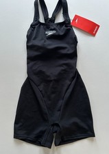 Speedo Endurance Boyleg UK 6 /28" Black Swimsuit / Swimming Costume BNWT