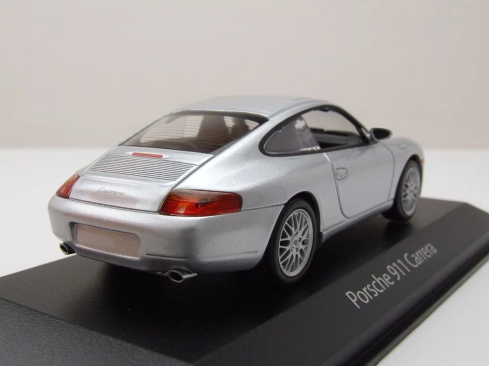 Porsche 911 996 1998 Argento Modellino Auto 1:43 Maxichamps - Immagine 2 di 4