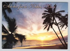 Postcard - Sunset, Kihei, Maui Hawaii