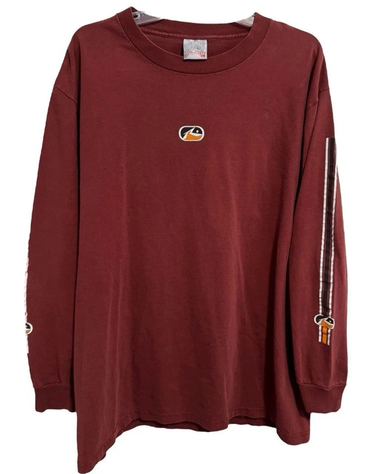 Camiseta De Colección RUSTY Manga Larga Talla Grande Hecha en EE. UU. Patinador Surf Ropa de Calle Foto 2 de 4