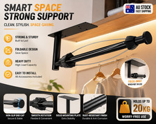 Paper Towel Holder Kitchen Bathroom Wall Mount Tissue Roll Hanger Self-Adhesive