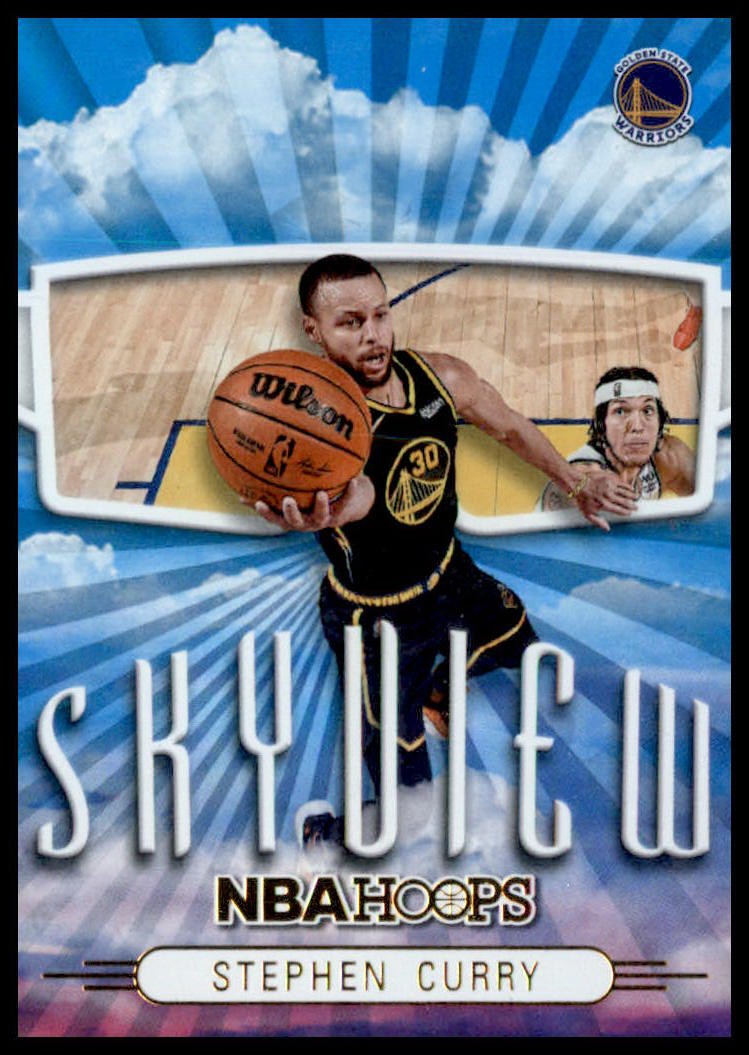 2022-23 Hoops #4 Stephen Curry Skyview Holo