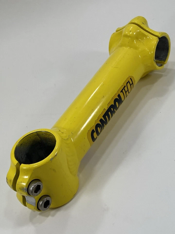 Vintage Control Tech Stem Yellow 1 1/8 in Threadless USA 135mm 25.4mm 90’s MTB - Image 2 of 4