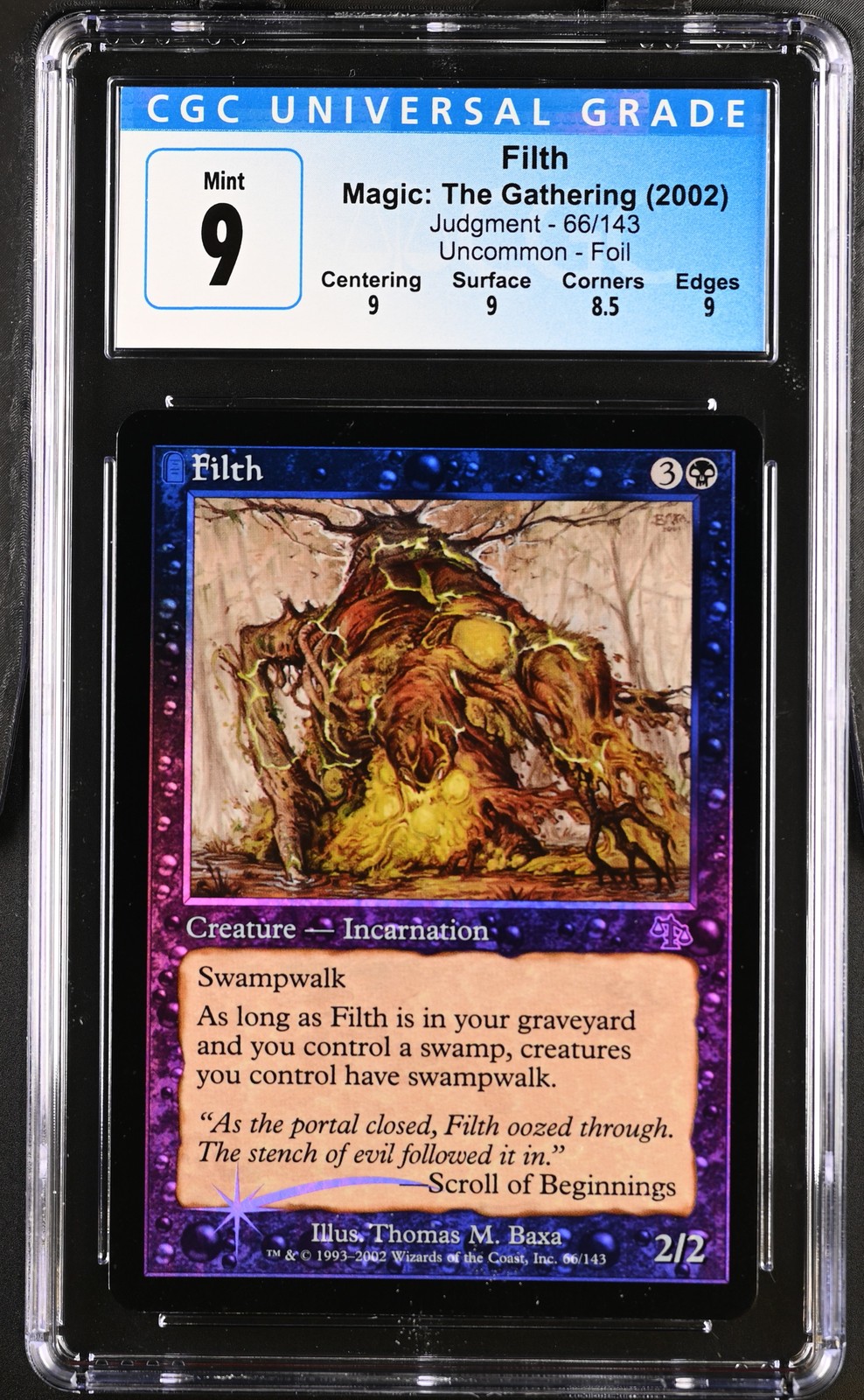 FILTH Judgment Foil CGC 9 MTG [Nostalgium]