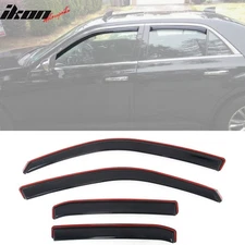 Fits 11-23 Chrysler 300 Window Visors Acrylic In-Channel Rain Wind Shade 4PC Set