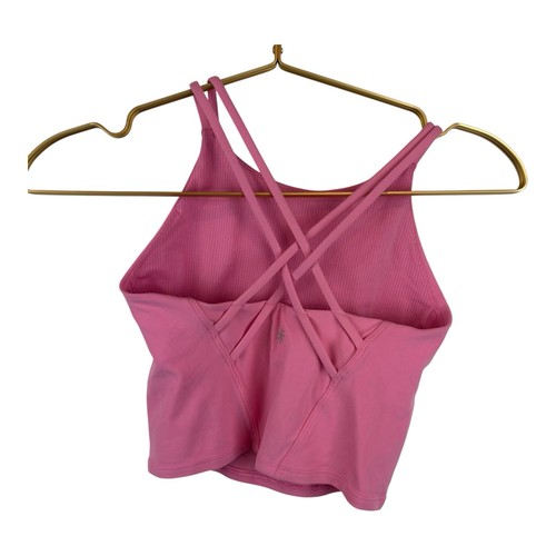 Athleta Girl Pink Activewear Strappy Tank Top Size M 8-10 - Picture 2 of 5